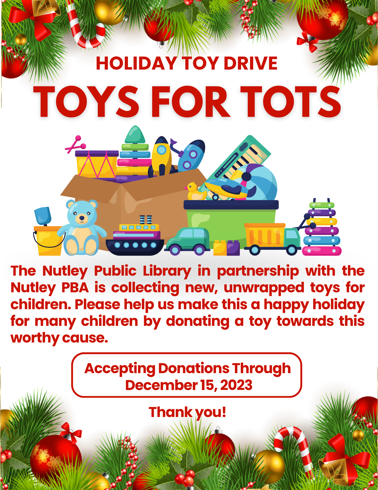 Toys for Tots Holiday Toy Drive